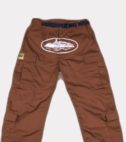 Corteiz Guerillaz Cargo Pants Brown 1
